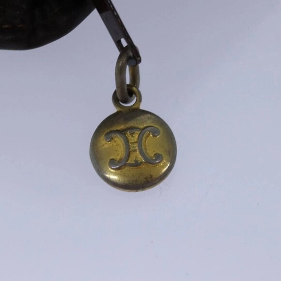 CELINE C Macadam Canvas Clutch Bag Beige Auth - Picture 8 of 16